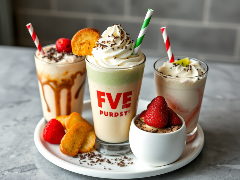 Five Guys Milkshake Menu With Prices For 2026